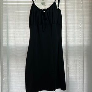 Black, Mini Dress, One Side Slit, Size Small, Charlotte Russe